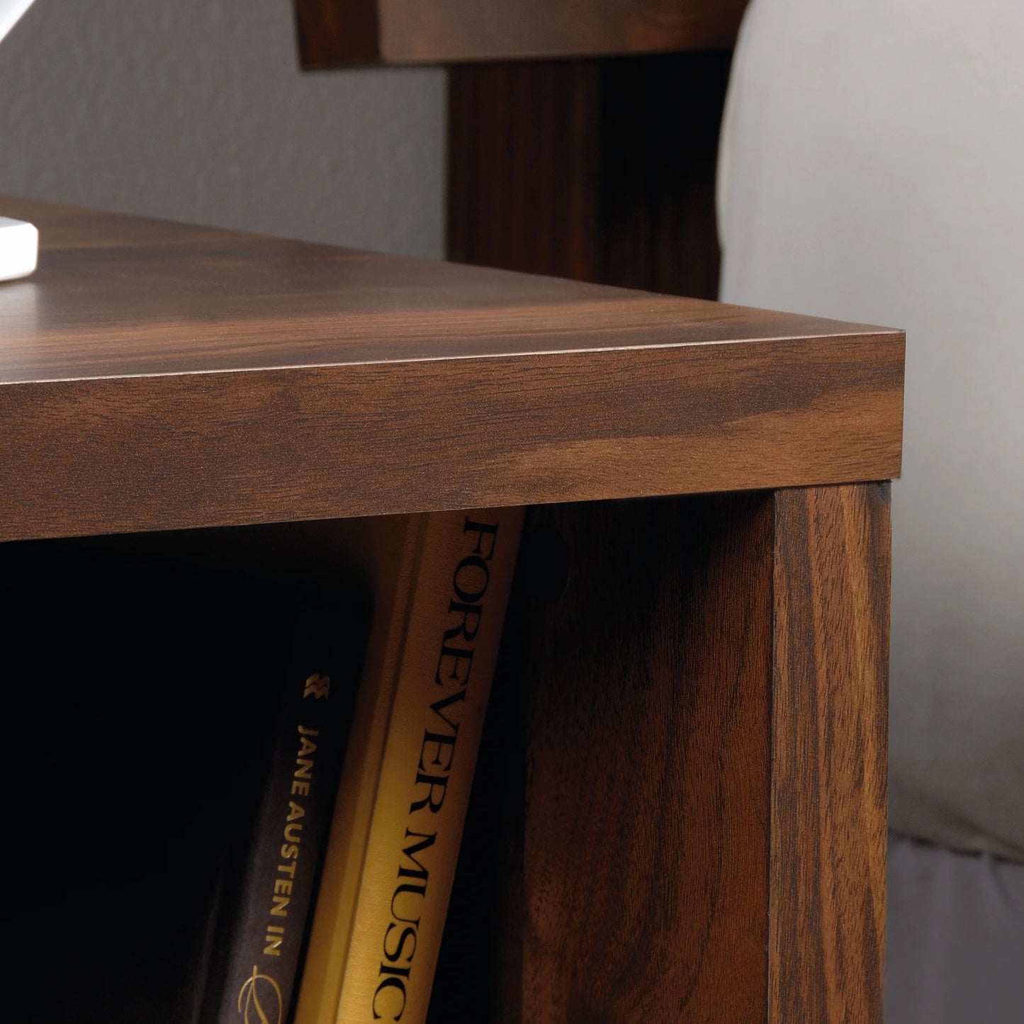 Better Homes and Gardens Montclair Nightstand with Drawer, Vintage Walnut Finish