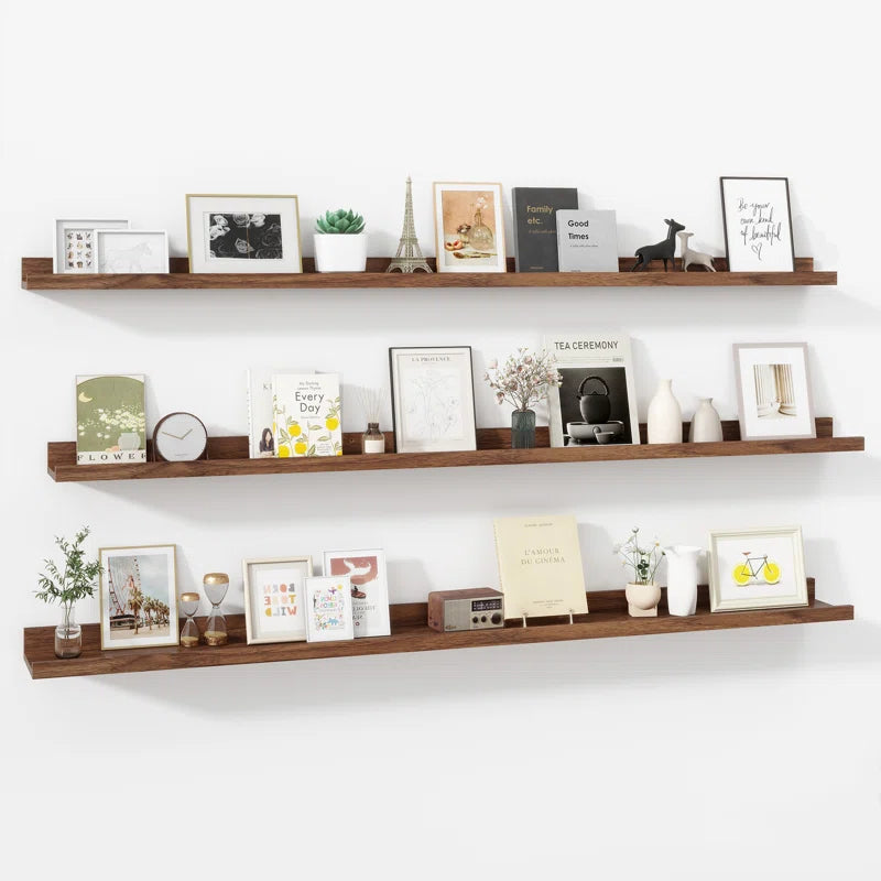 Wall-Mounted Floating Shelves for Bedroom, Living Room