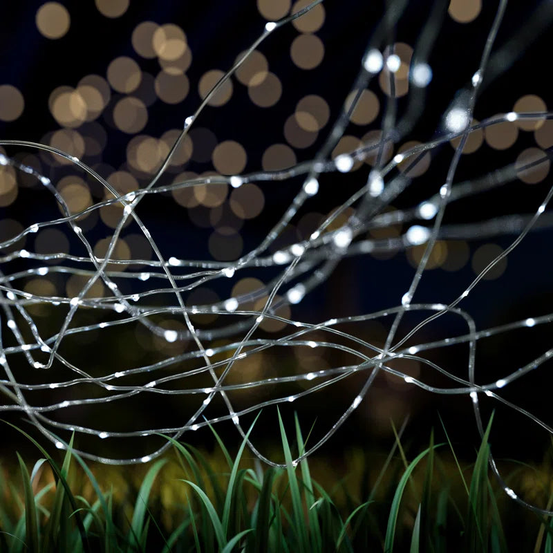 Hemphill 38.65' Outdoor LED Solar Powered 100 - Bulb Fairy String Light