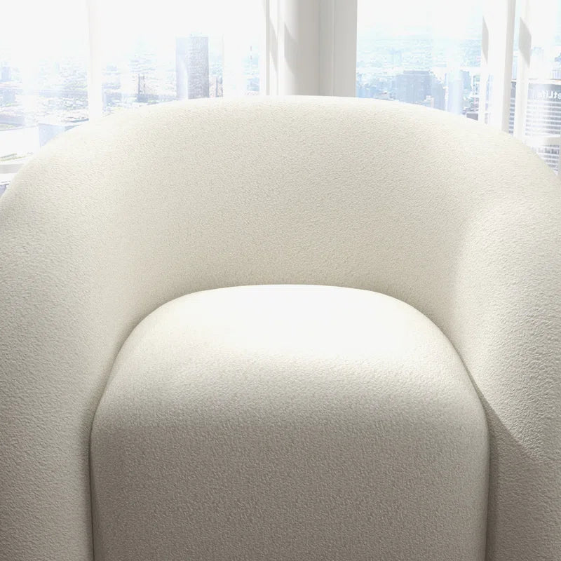 Coyle Upholstered Swivel Barrel Chair