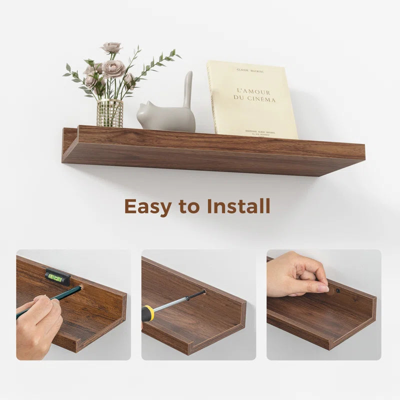 Wall-Mounted Floating Shelves for Bedroom, Living Room