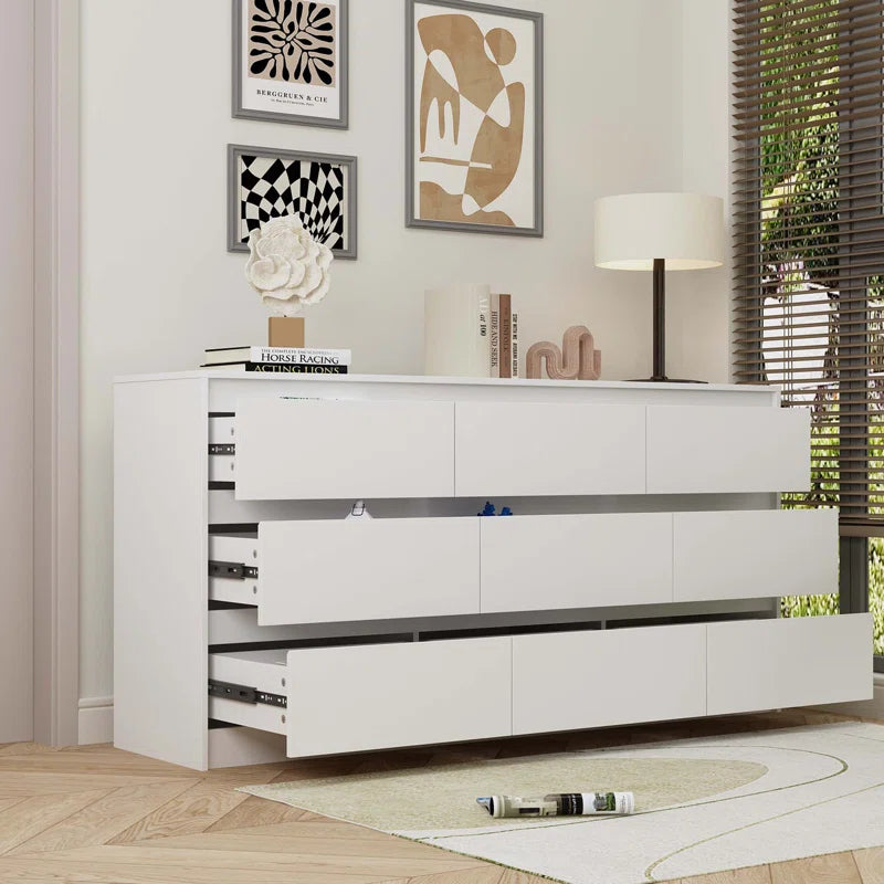 63'' W 9 - Drawer Dresser