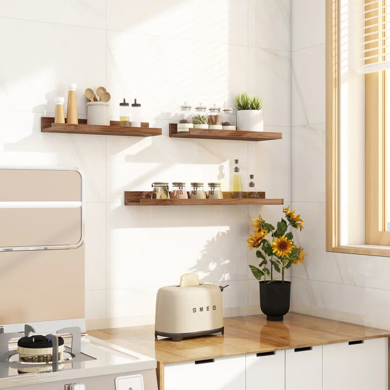 Wall-Mounted Floating Shelves for Bedroom, Living Room