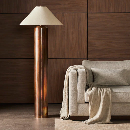 66.5'' Iridescent Acid Wash Novelty Floor Lamp