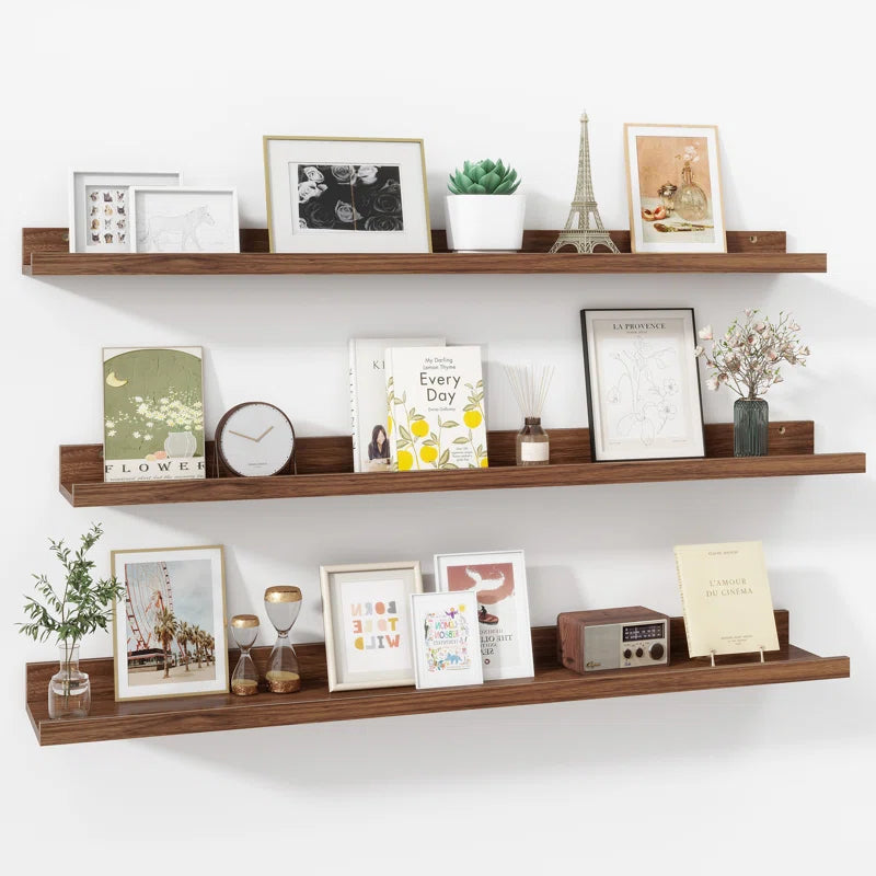 Wall-Mounted Floating Shelves for Bedroom, Living Room