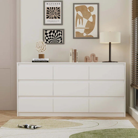 63'' W 9 - Drawer Dresser