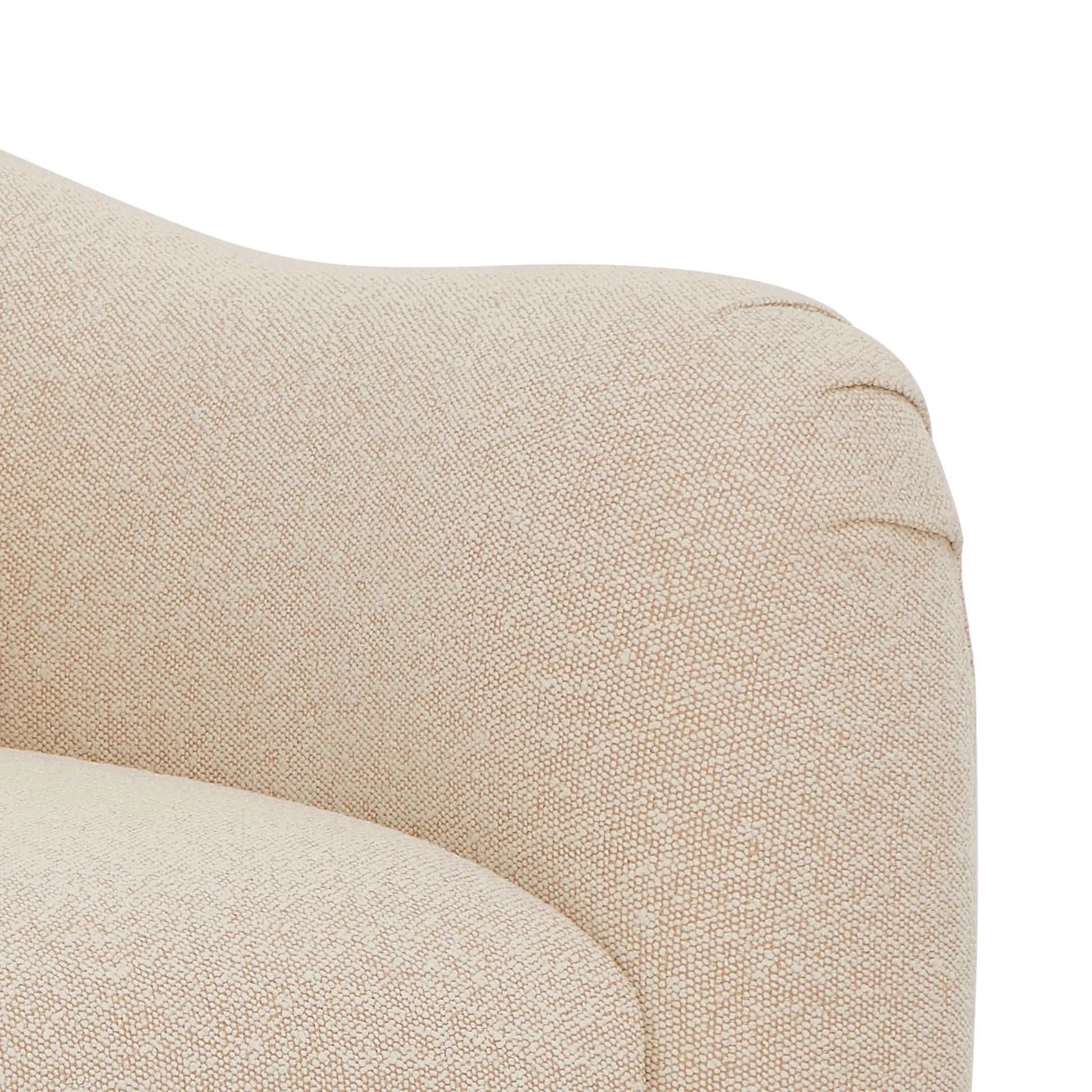 Barrymore Teddy Accent Chair by Drew Barrymore, Cream Tweed