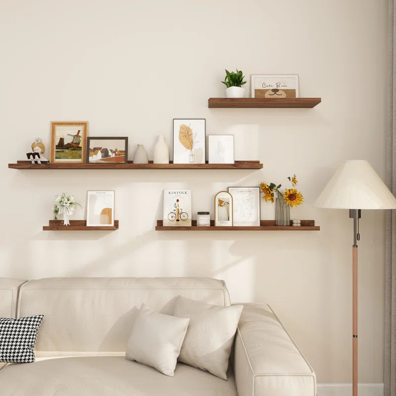 Wall-Mounted Floating Shelves for Bedroom, Living Room