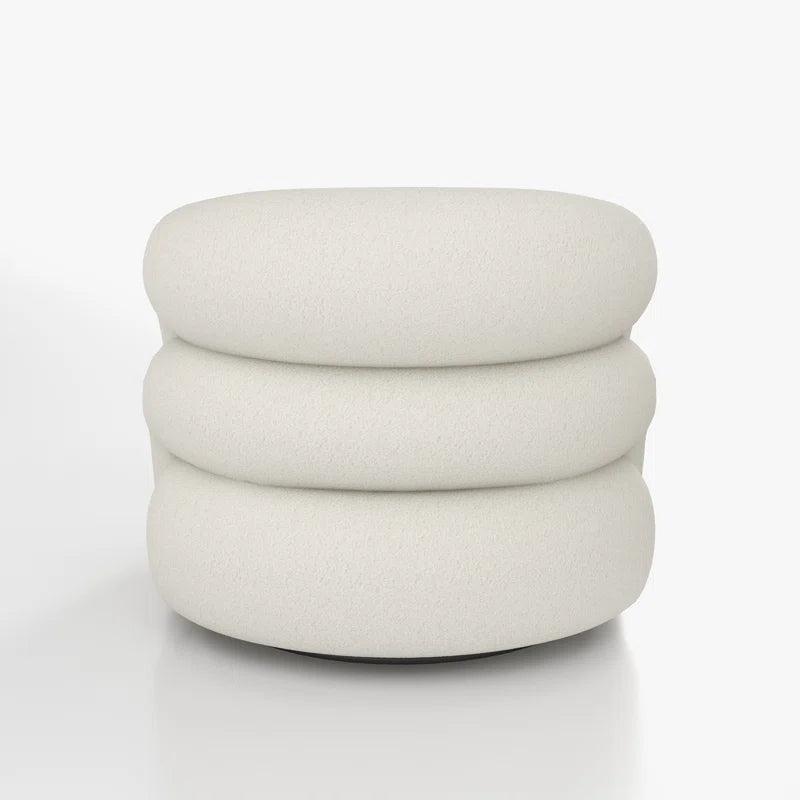Coyle Upholstered Swivel Barrel Chair