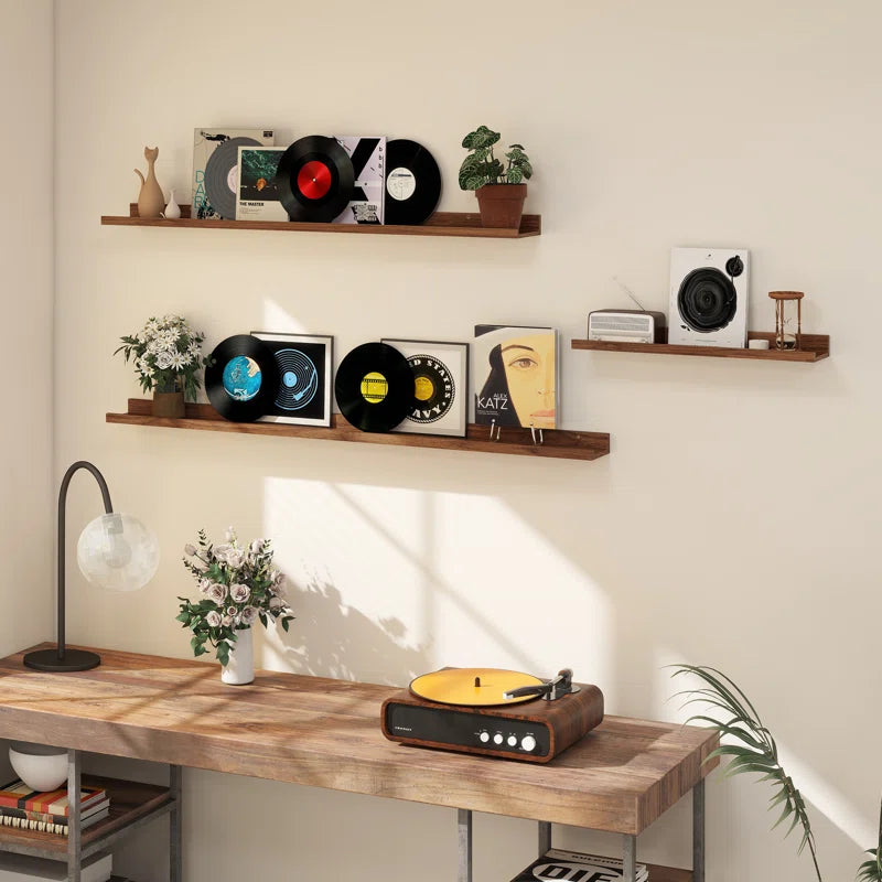 Wall-Mounted Floating Shelves for Bedroom, Living Room