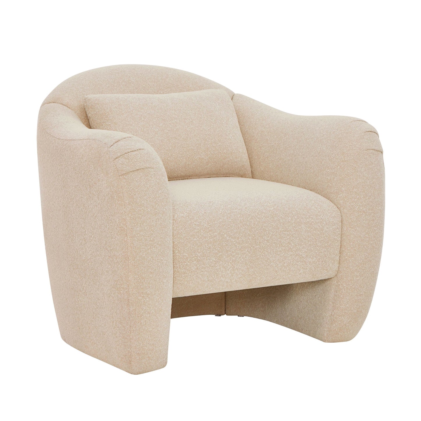 Barrymore Teddy Accent Chair by Drew Barrymore, Cream Tweed
