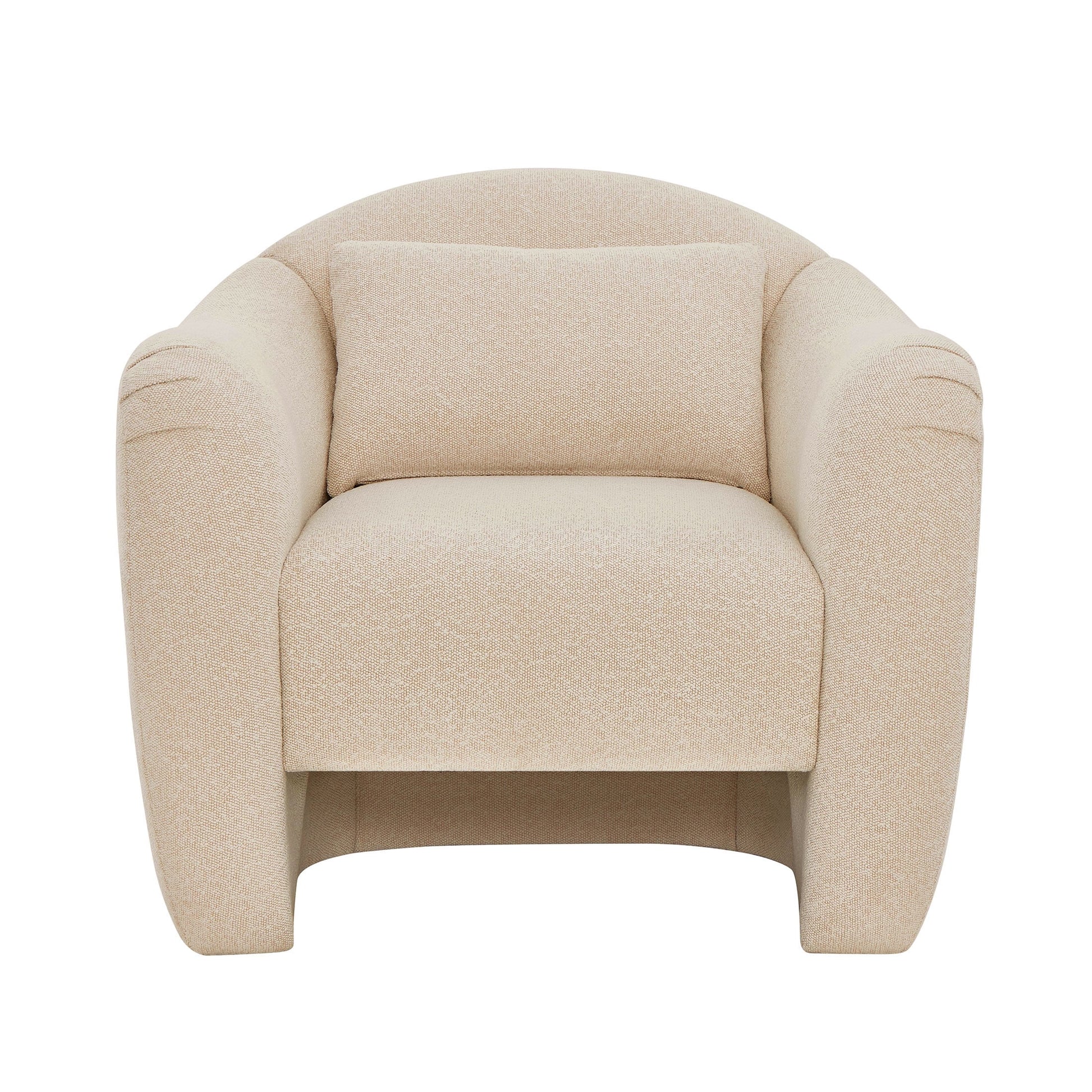 Barrymore Teddy Accent Chair by Drew Barrymore, Cream Tweed