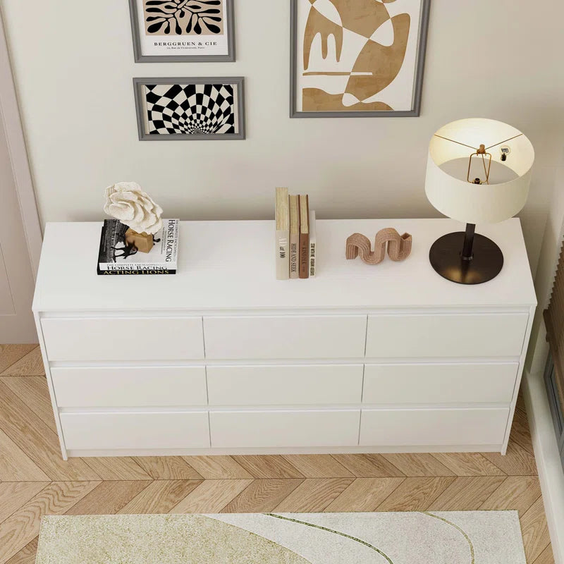 63'' W 9 - Drawer Dresser