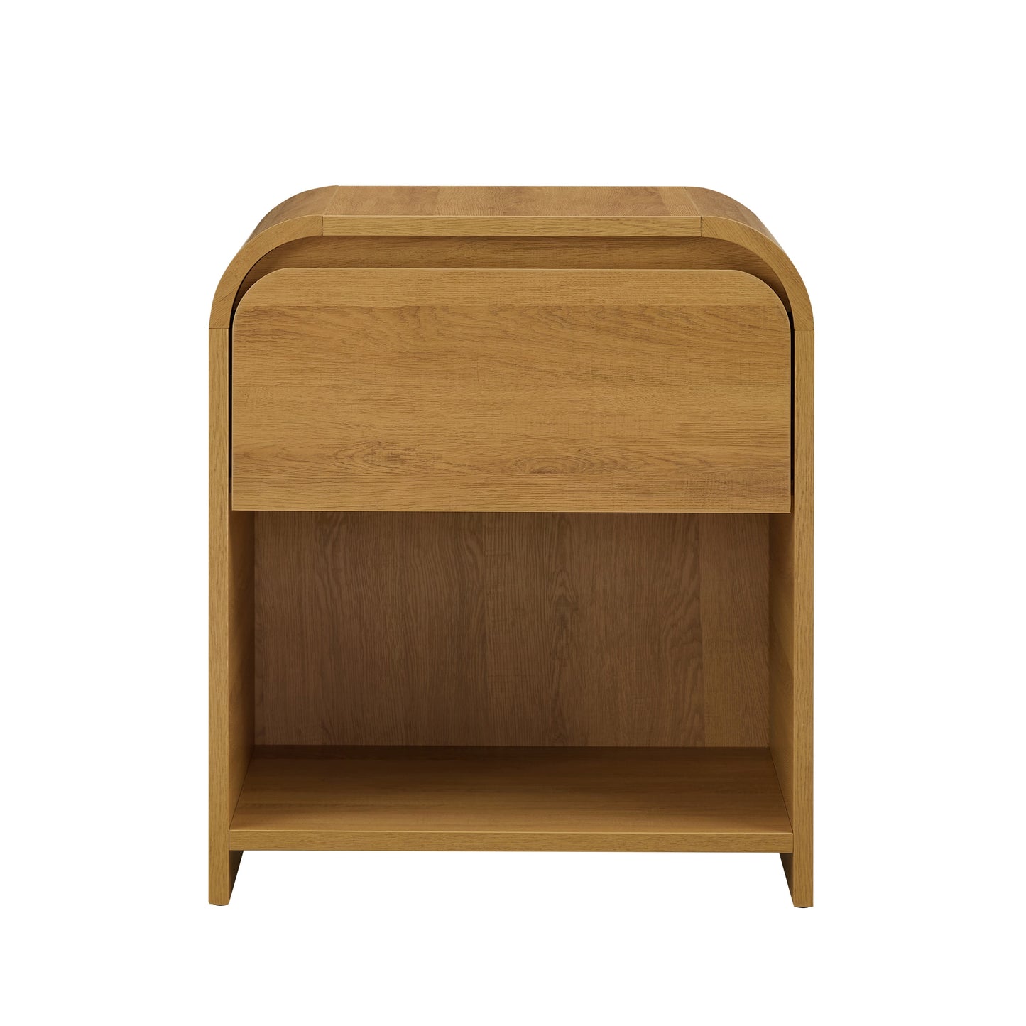 Juliet Nightstand with USB, Light Honey Finish