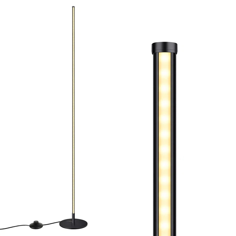 Allana 57.5" Dimmable LED Novelty Corner Floor Lamp