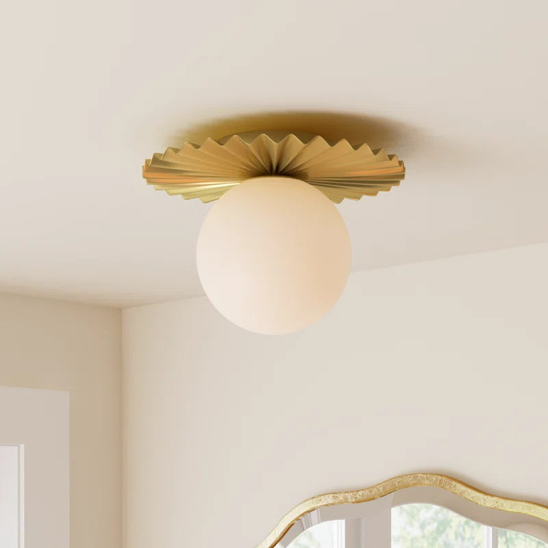 Abbey Glass Flush Mount