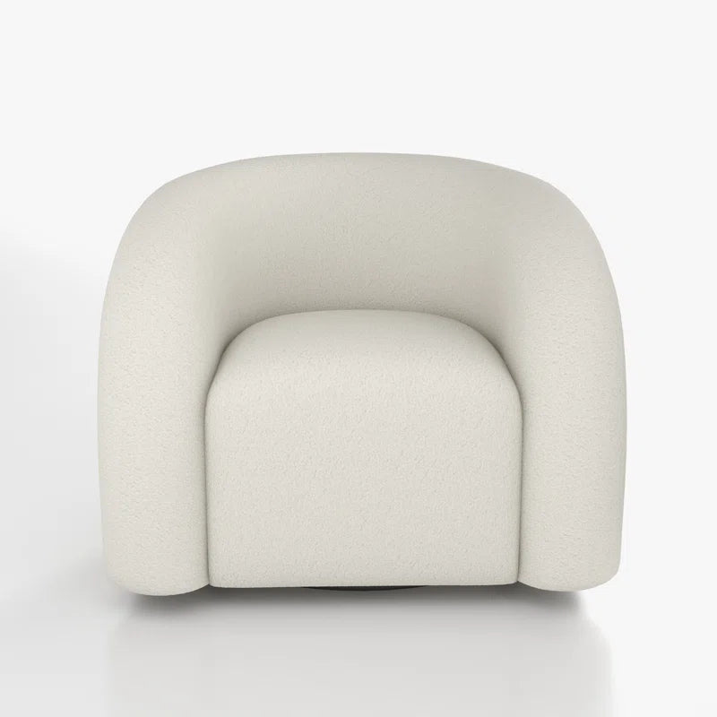 Coyle Upholstered Swivel Barrel Chair