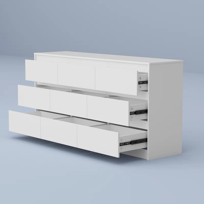 63'' W 9 - Drawer Dresser