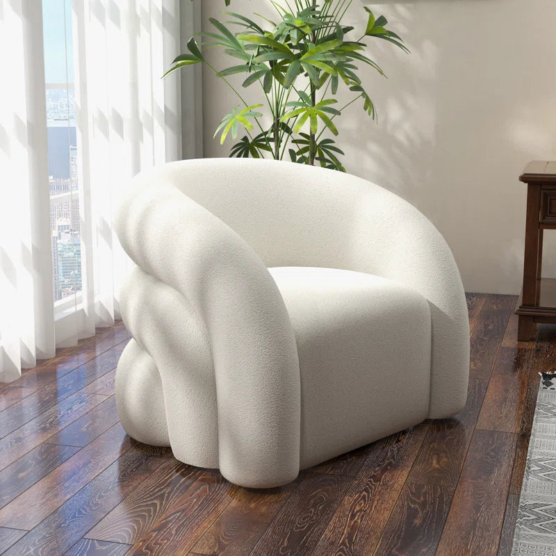 Coyle Upholstered Swivel Barrel Chair