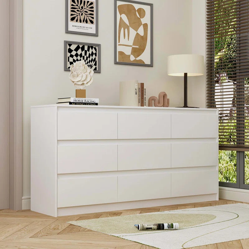 63'' W 9 - Drawer Dresser